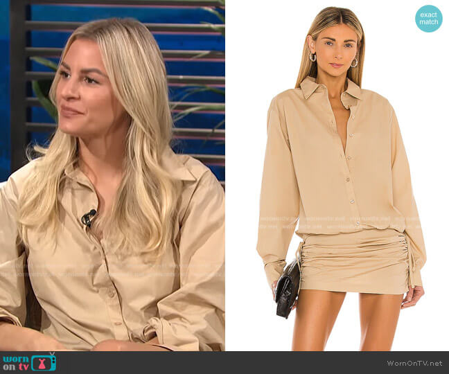 L'Academie The Keem Mini Dress worn by Morgan Stewart on E! News