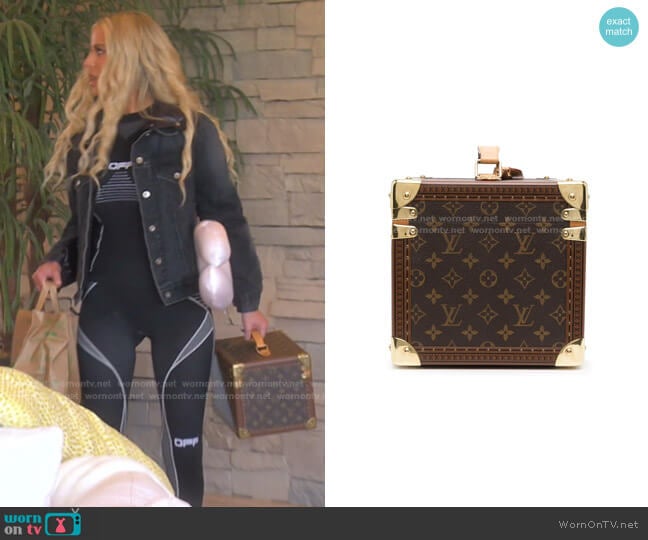 Louis Vuitton Monogram Cosmetic Box worn by Dorit Kemsley on The Real Housewives of Beverly Hills