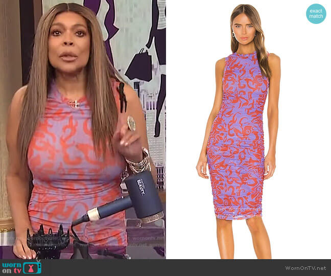 Miaou The Suz Dress worn by Wendy Williams on The Wendy Williams Show