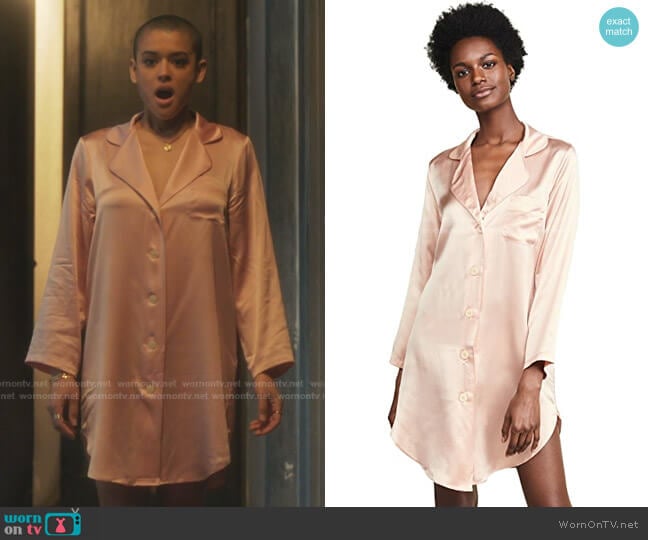 Morgan Lane Jillian Night Shirt worn by Julien Calloway (Jordan Alexander) on Gossip Girl