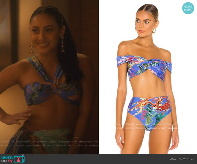 PatBO Oasis Bikini Top worn by Ana Torres (Francia Raisa) on Grown-ish