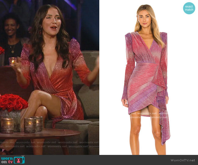 PatBO Ombre Lurex Mini Dress worn by Kaitlyn Bristowe on The Bachelorette