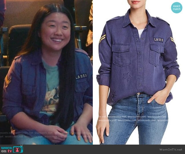 Rails Kato Military Shirt Jacket worn by Alice Kwan (Sherry Cola) on Good Trouble