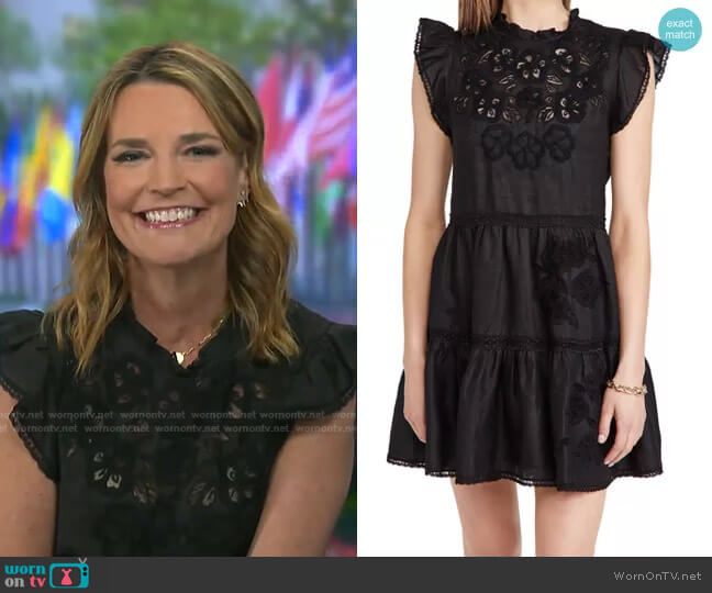 Veronica Beard Sahara Dress worn by Savannah Guthrie on Today