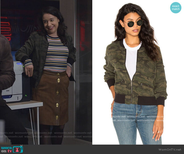Sanctuary Bomber Jacket worn by Marissa Gold (Sarah Steele) on The Good Fight