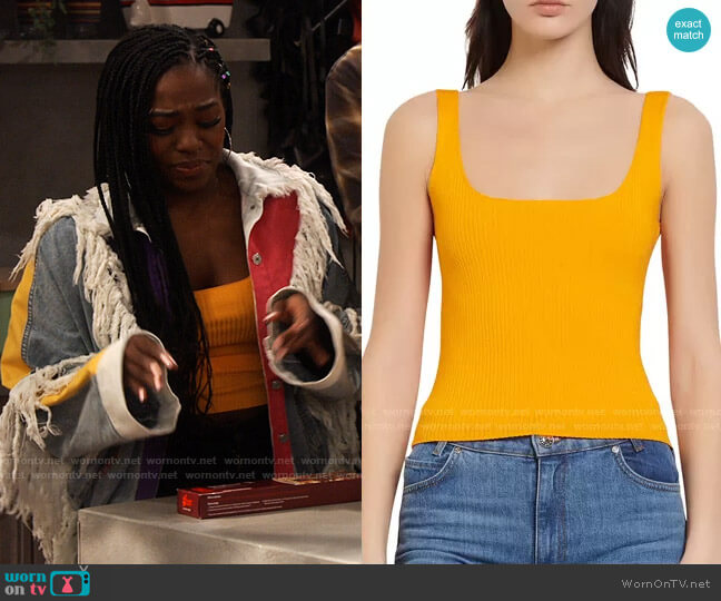 Sandro Alya Top worn by Harper (Laci Mosley) on iCarly
