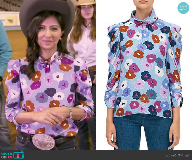 Kate Spade Winter Garden Blouse