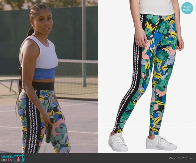 Adidas Her Studio London Tights worn by Simone Hicks (Geffri Maya) on All American