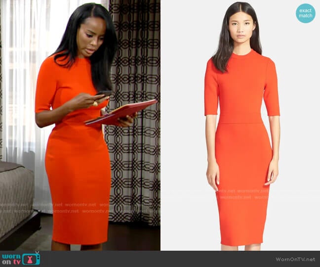 A.L.C. Scoppa Dress worn by Imani Benedict (Leigh-Ann Rose) on The Young and the Restless