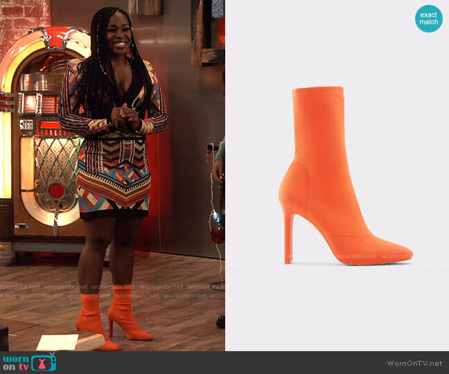 Aldo Delylah Boot worn by Harper (Laci Mosley) on iCarly