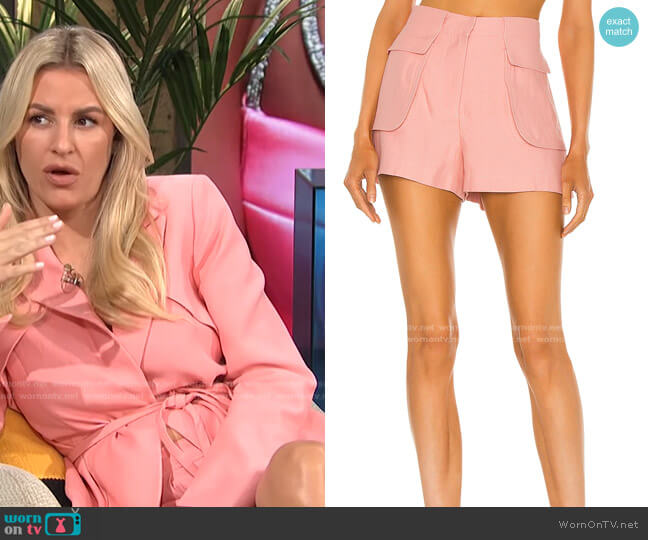 Alexis Yoshi Shorts worn by Morgan Stewart on E! News