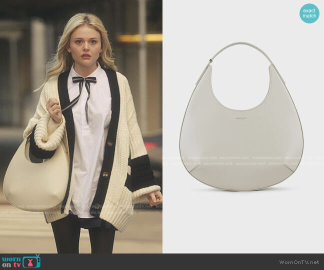 Giorgio Armani Small la Prima Hobo Bag worn by Audrey Hope (Emily Alyn Lind) on Gossip Girl