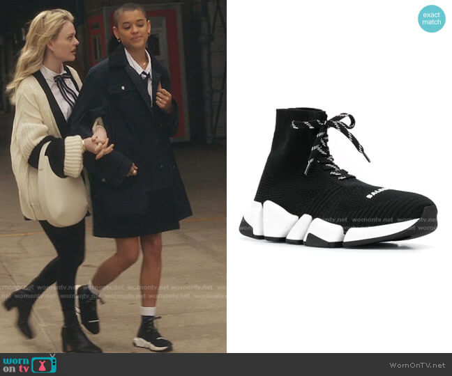 Balenciaga Speed 2.0 Lace-Up Sneakers worn by Julien Calloway (Jordan Alexander) on Gossip Girl