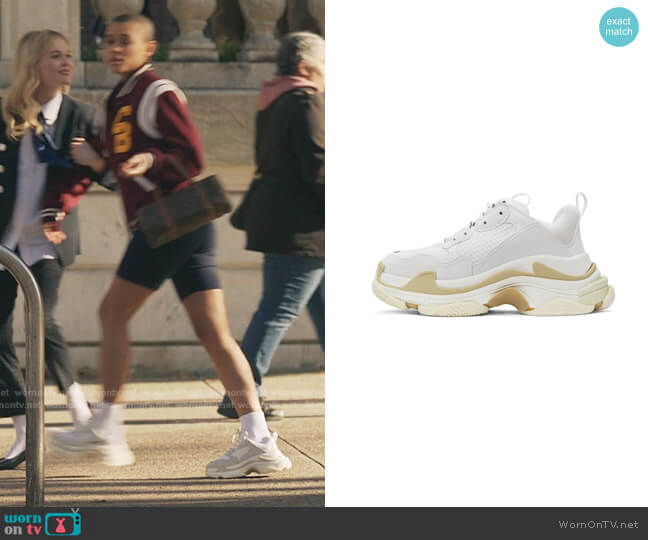 Balenciaga Triple S Sneakers worn by Julien Calloway (Jordan Alexander) on Gossip Girl