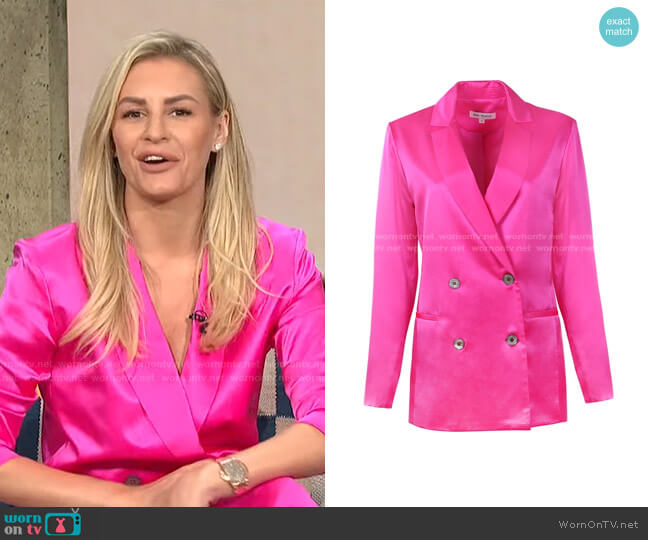 Bardo Collective Navona Blazer worn by Morgan Stewart on E! News
