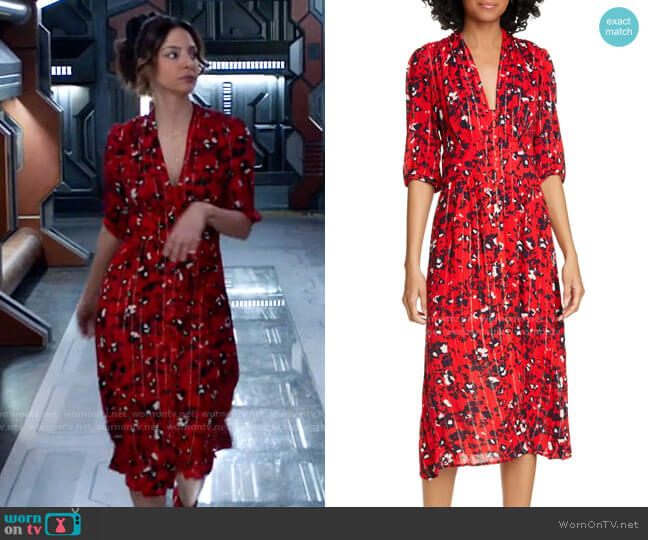 ba&sh Elfe Dress worn by Zari Tomaz (Tala Ashe) on Legends of Tomorrow