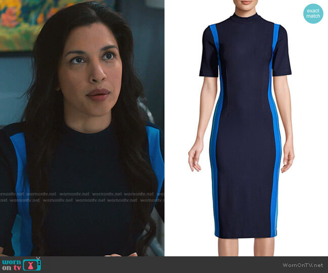Boss Edianne Dress worn by Kate Faulkner (Rachael Ancheril) on Nurses