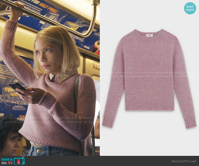 Celine Crew Neck Sweater in Shetland Wool worn by Kate Keller (Tavi Gevinson) on Gossip Girl