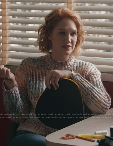 Corinne’s ombre sweater on The Republic of Sarah