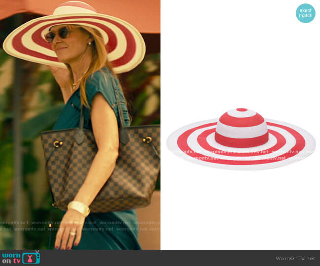 Eugenia Kim Sunny Hat worn by Nicole Mossbacher (Connie Britton) on The White Lotus