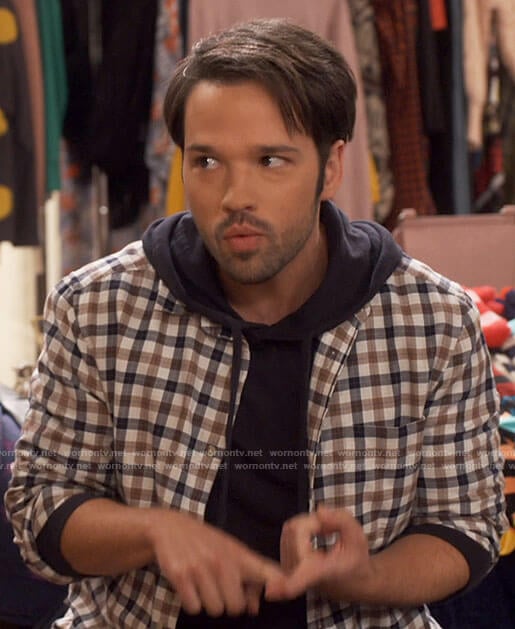Freddie’s gingham check shirt on iCarly