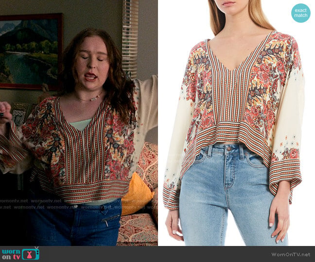 Free People Mix n Match Blouse worn by Ashlyn (Julia Lester) on High School Musical The Musical The Series