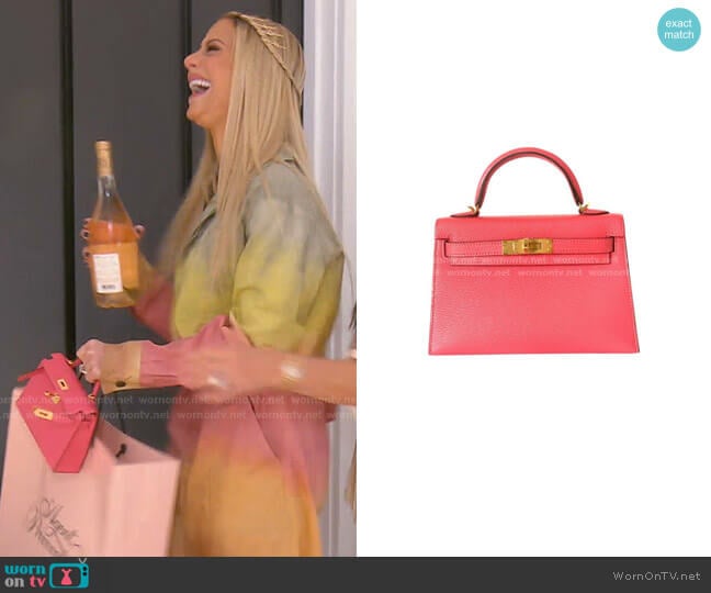 Hermes Mini Kelly Bag worn by Dorit Kemsley on The Real Housewives of Beverly Hills