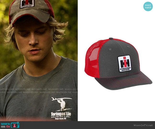 International Harverster Two Tone Mesh IH Cap worn by JJ (Rudy Pankow) on Outer Banks