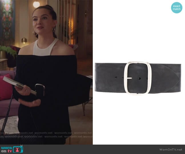 Isabel Marant Tikky Wide Belt worn by Jane Sloan (Katie Stevens) on The Bold Type