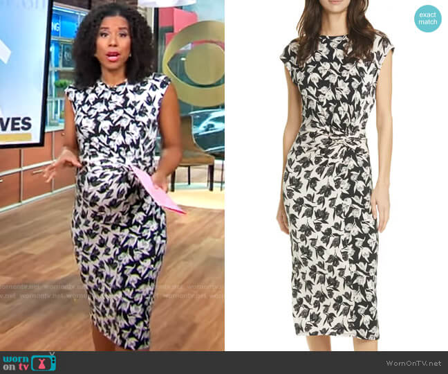 Joie Zuzanna Dress worn by Adriana Diaz on CBS Mornings