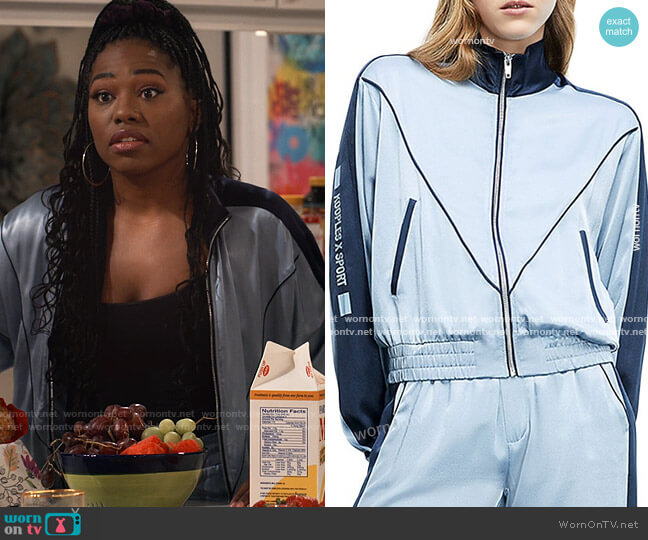 The Kooples Sport Jacket worn by Harper (Laci Mosley) on iCarly