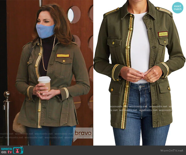 L'Agence Ramona Utility Jacket worn by Luann de Lesseps on The Real Housewives of New York City