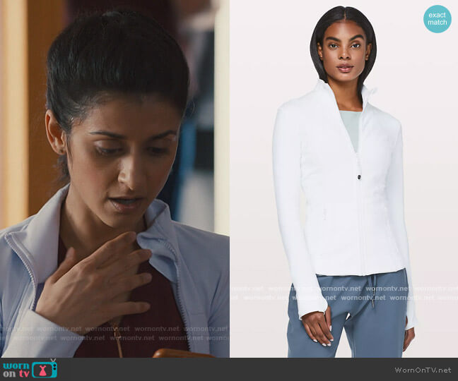Lululemon Define Jacket worn by Nazneen Khan (Sandy Sidhu) on Nurses