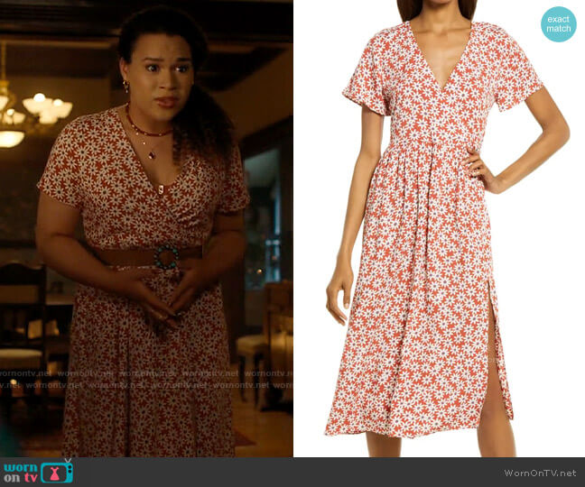 Madewell Clara Dress in Russet Daisy worn by Josefina Reyes (Mareya Salazar) on Charmed