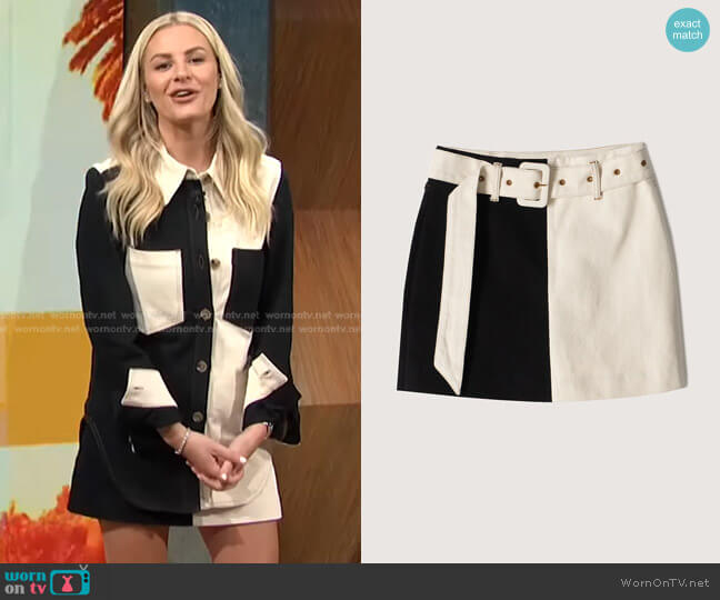 Nanushka Dyna Skirt worn by Morgan Stewart on E! News