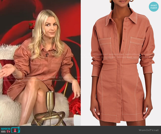 Nicholas Tia Shirt Dress worn by Morgan Stewart on E! News