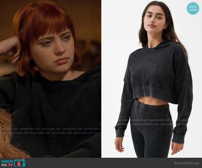 Out from Under Felicity Thermal Cropped Hoodie