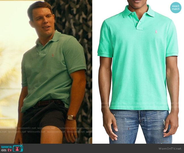 Polo Ralph Lauren Sunset Green Polo Shirt worn by Shane Patton (Jake Lacy) on The White Lotus