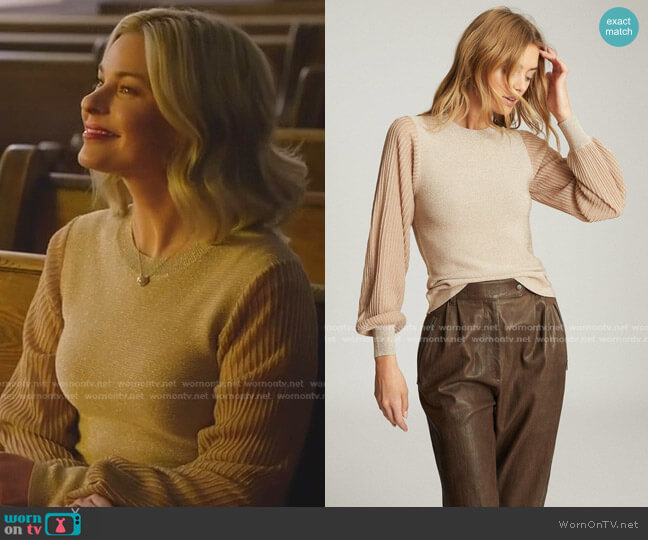Reiss Stella Top worn by Stephanie Borden (Kylee Evans) on Good Witch