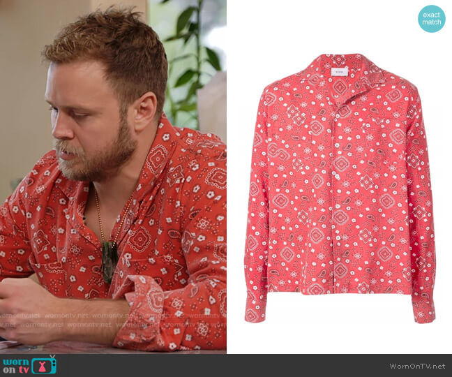 Rhude Bandana Shirt worn by Spencer Pratt (Spencer Pratt) on The Hills New Beginnings