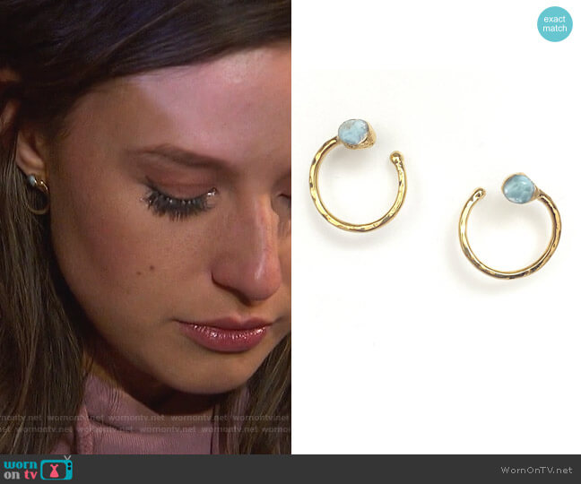 Robyn Rhodes Harmony Earrings worn by Katie Thurston on The Bachelorette