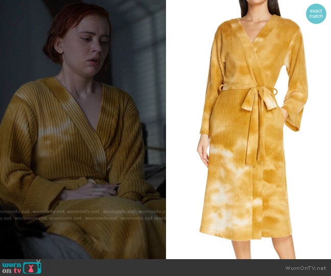 Socialite Tie Dye Waffle Robe