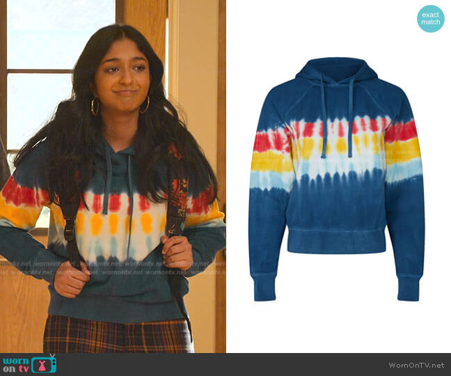 Spiritual Gangster Classic Raglan Hoodie worn by Devi Vishwakumar (Maitreyi Ramakrishnan) on Never Have I Ever