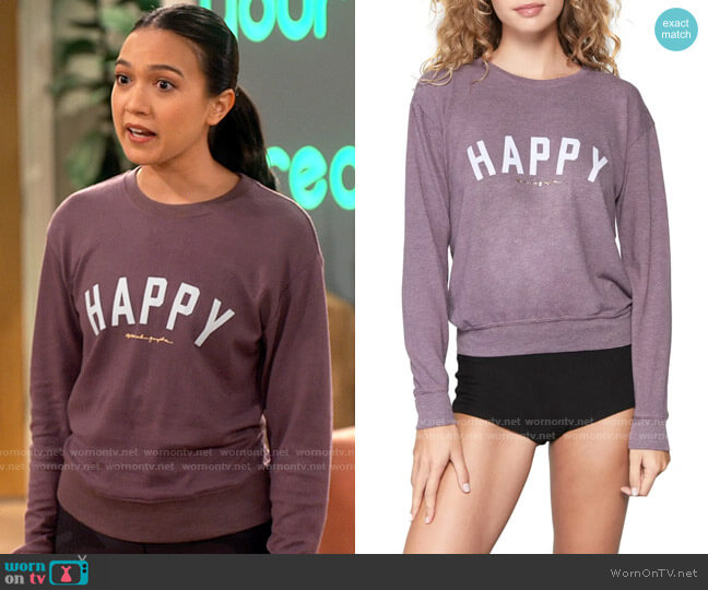 Spiritual Gangster Happy Savasana Crewneck Sweatshirt