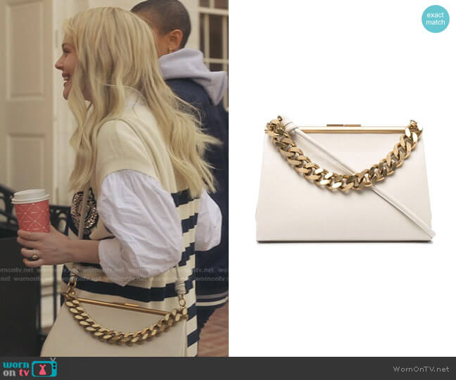 Stella McCartney Chunky Chain Top-Handle Bag worn by Audrey Hope (Emily Alyn Lind) on Gossip Girl