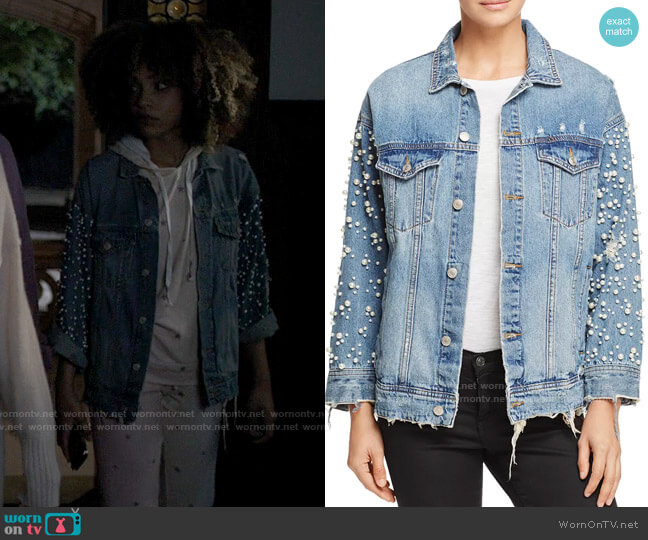 Sunset & Spring Embellished Denim Jacket