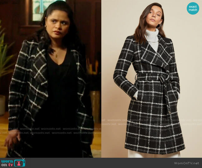 Ted Baker Rosylin Coat worn by Mel Vera (Melonie Diaz) on Charmed
