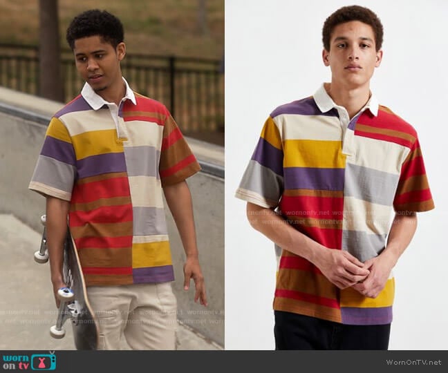 Urban Outfitters Spliced Rugby Shirt