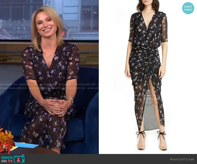 Veronica Beard Mariposa Dress worn by Amy Robach on Good Morning America