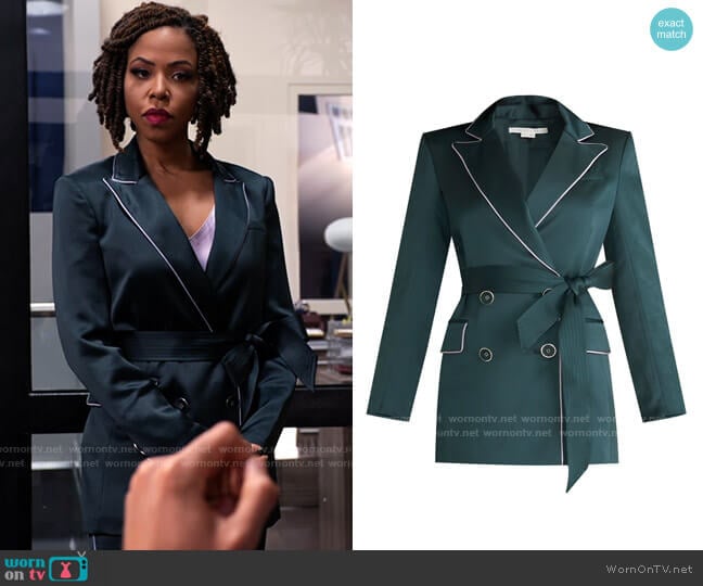 Veronica Beard Eiza Jacket worn by Andrea Barnes (Kj Smith) on Tyler Perrys Sistas